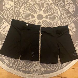 Black Bike Shorts 2 pairs